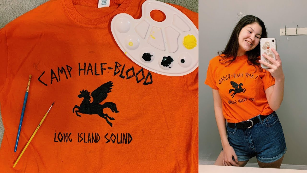 DIY camp half-blood t-shirt (percy jackson) 