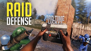 SO THEY TRIED TO RAID AGAIN... - Rust Duo