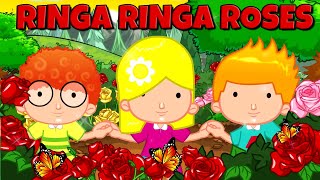 Ringa Ringa Roses | Ring Around The Rosie | Kids Songs & Nursery Rhymes