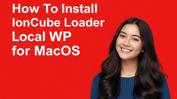 How To Install IonCube Loader LocalWP MacOS
