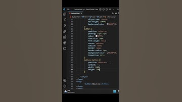How to create stunning button hover effect using HTML and CSS #shorts #html #css #trending #tutorial