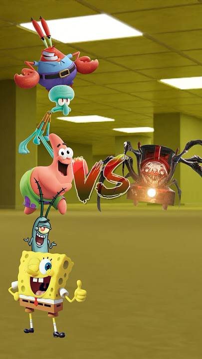 Spongebob and Friends VS Choo Choo Charles #shorts #spongebobsquarepants #spongebob #choochoocharles