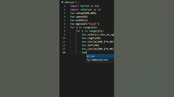 Superb graphics with python turtle | Python Turtle Graphics 2
