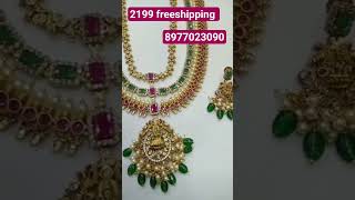 #trending #trend #gold #onlineshopping #goldjewellery #goldreplica #longset #longneck