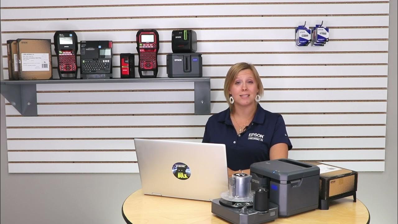 Making SelfLaminating Cable Wraps Using Epson LabelWorks' Label Editor