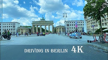 Driving in Berlin, Germany - 4k Video - Driving Tour - City Tour through the Downtown (Center)