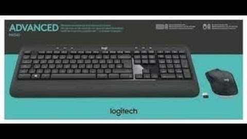 Unboxing Best Wireless  Combo Keyboard/Mouse Logitech Advanced MK540