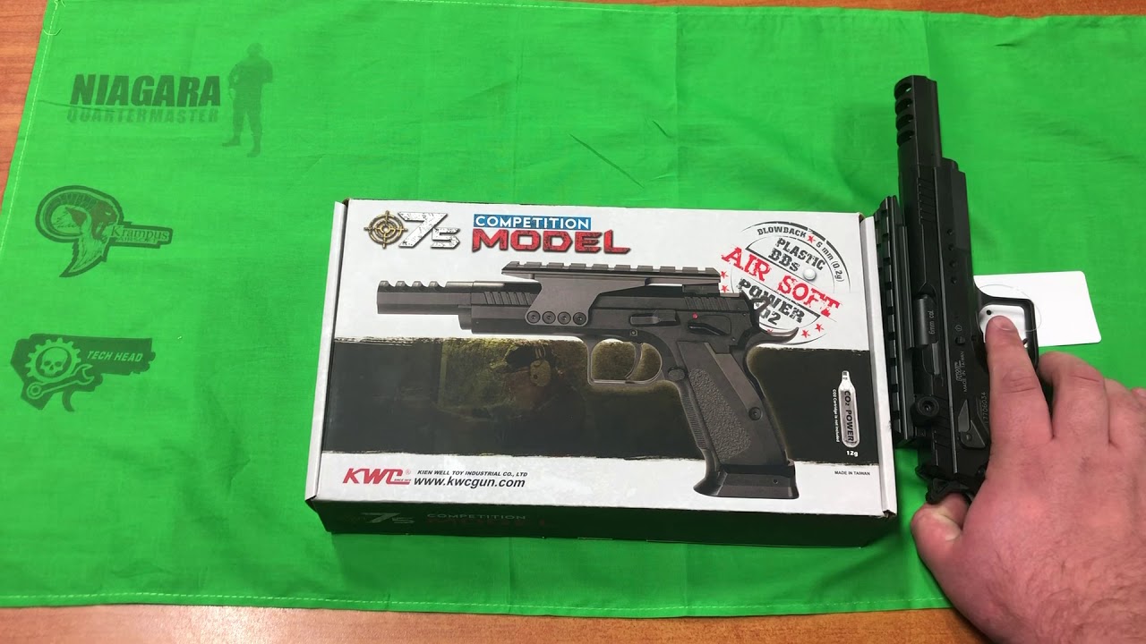 Competition airsoft pistol from KWC YouTube