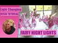 (76) TINKER BELL FAIRY RESIN NIGHT LIGHTS - COLOR CHANGING