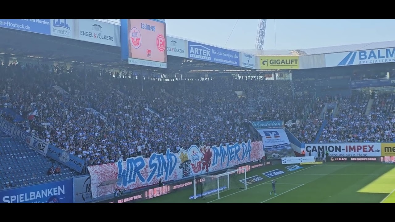 Billet FC Hansa Rostock Vs Fortuna Düsseldorf - 16/09/2023 - Original Utilisé