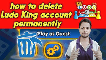 How to Delete Ludo king Account Guest Login | Ludo King Delete Account Permanently ||