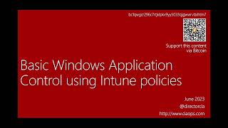 Using Windows Application Control via an Intune template screenshot 5