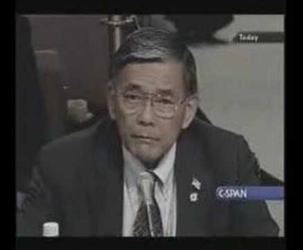 Lee Hamilton questions Norman Mineta - 911 commission