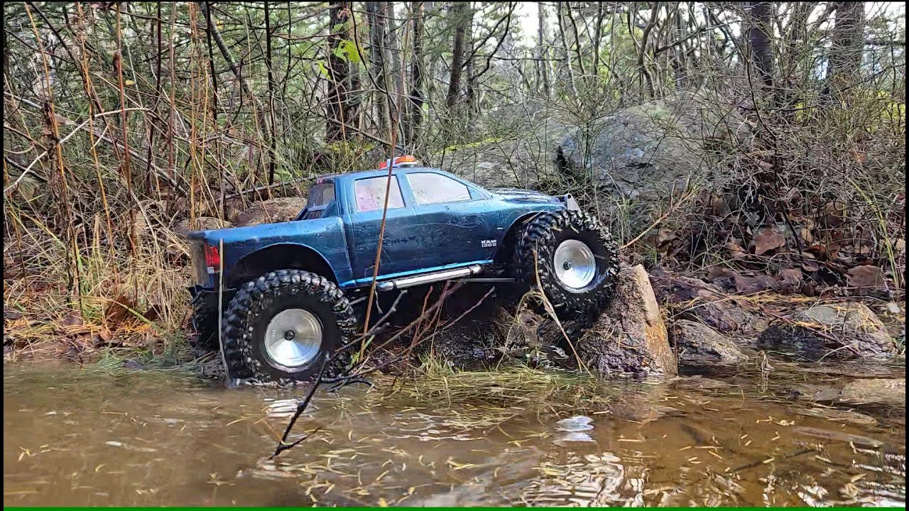 Dodge Ram HD1500 Wroncho Axial Scx10 Seal Cove River Road Run 