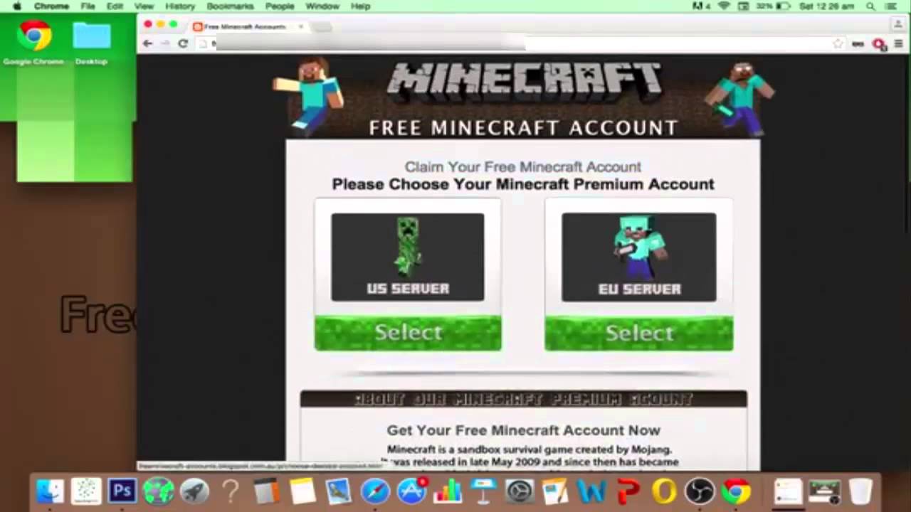 free minecraft microsoft account