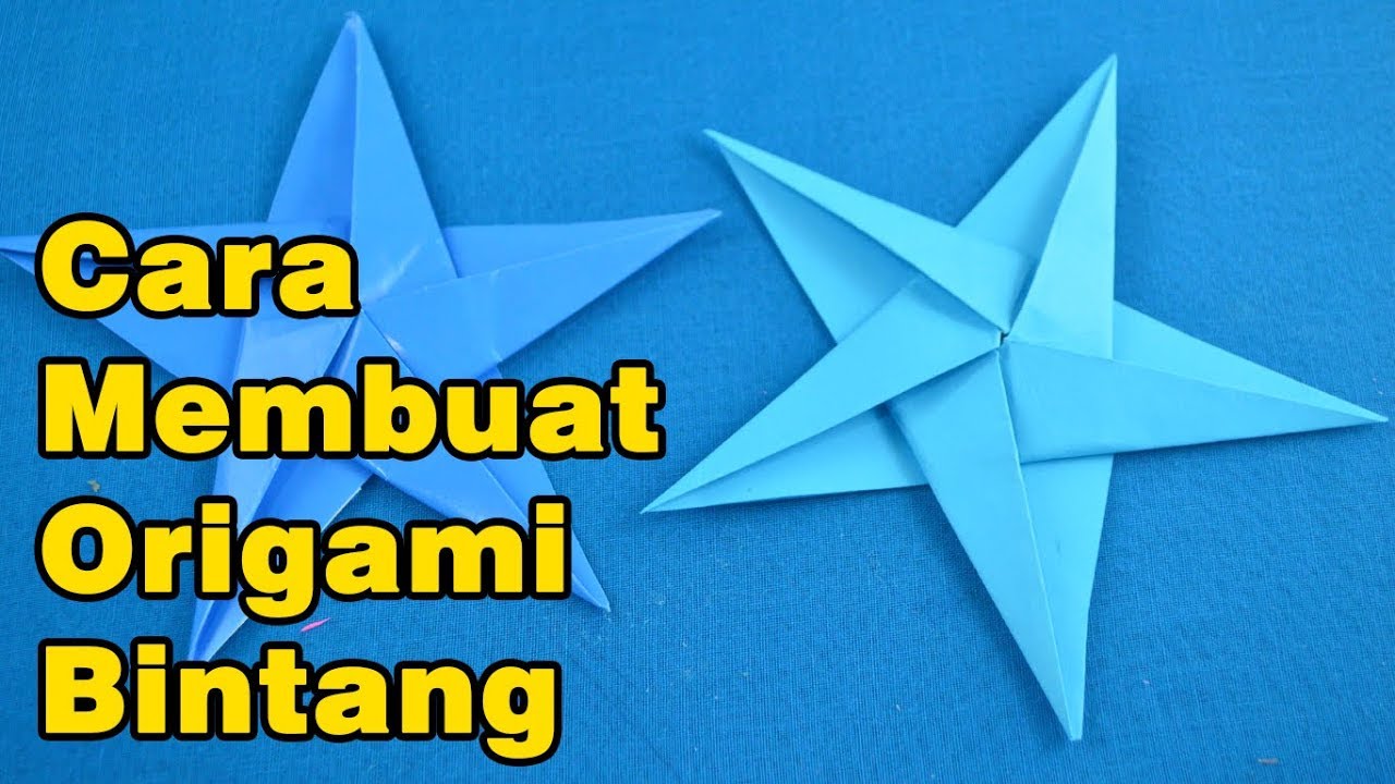  Cara  Buat Origami  Bintang  Star Mudah YouTube