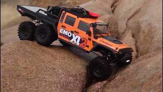 🚛✨️Crossrc EMO XL2 Big Mustang RTR 6X6 1/8 RC Electric Remote Control Model Car Rock Crawler✨️🚛