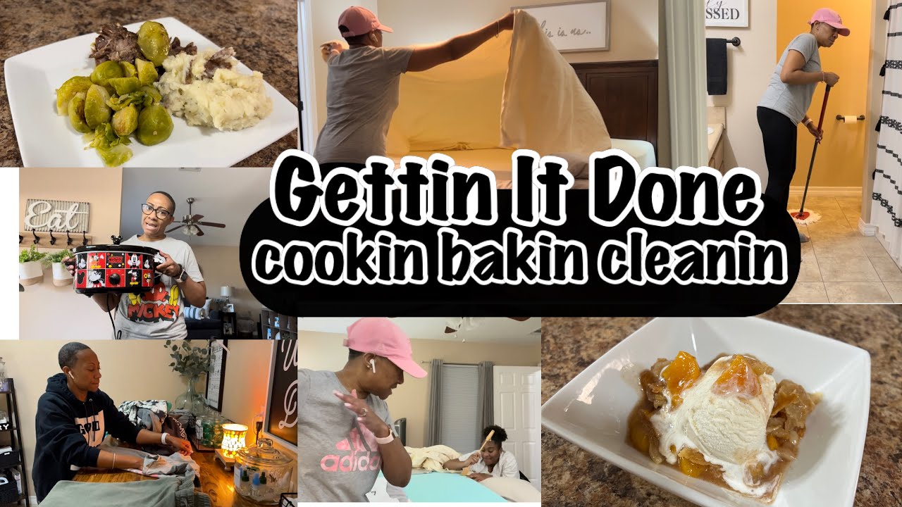 GET IT ALL DONE | CLEANING, COOKING, BAKING | CLEANING & LAUNDRY MOTIVATION