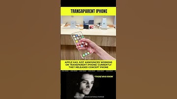 World’s First Transparent iPhone Made of Glass 😱📱