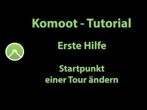 Komoot Erste Hilfe - Startpunkt einer Tour ändern