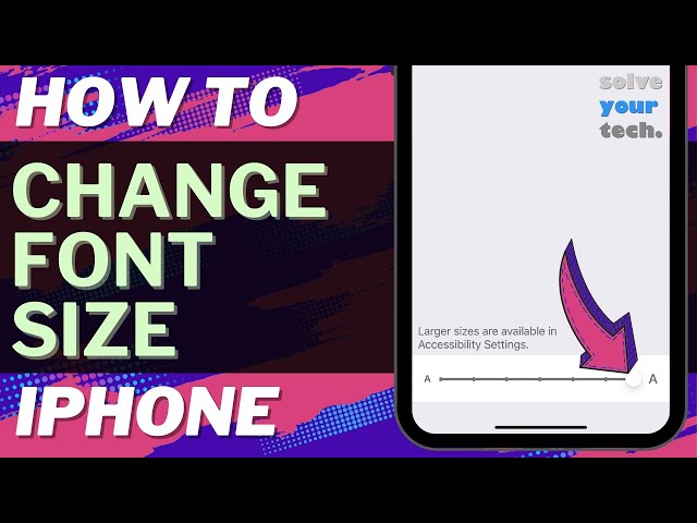 How to Change Font on iPhone: A Step-by-Step Guide in 2024 - Navigating to iPhone settings for font changes