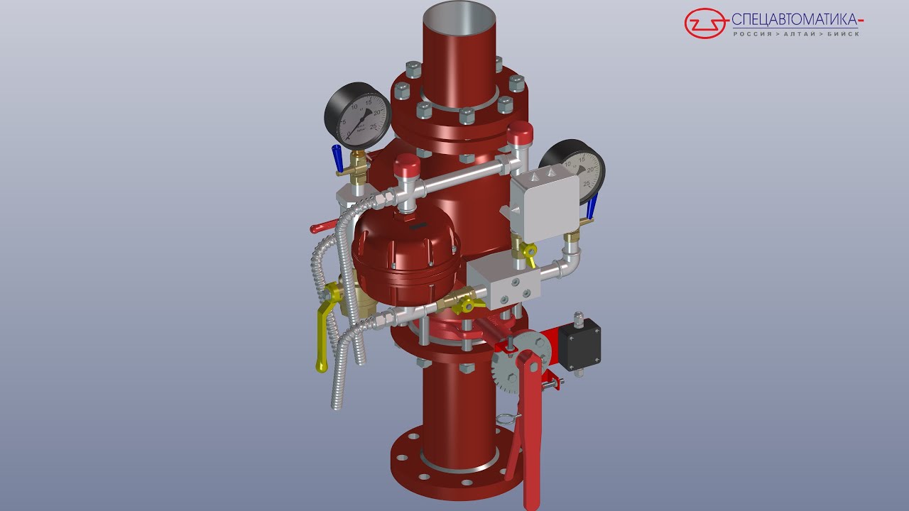 Узел управления спринклерный водозаполненный «Прямоточный» с камерой ...