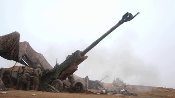 3rd Cavalry Regiment M777A2 Howitzer Hammering Enemy Positions