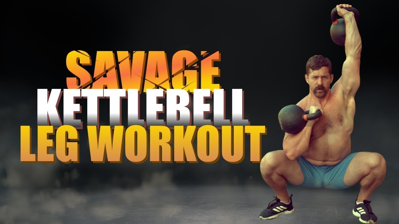 Double Kettlebell Squat, Swing, & Deadlift Routine [Builds SAVAGE Strength!] Chandler Marchman