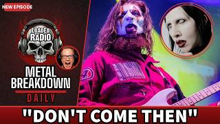 Slipknot's Jim Root Isn't Apologizing For Marilyn Manson Support