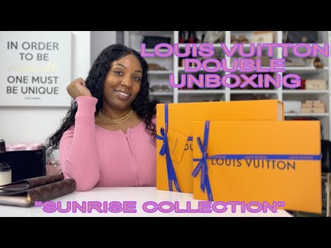 Louis Vuitton Double Unboxing  Sunrise Collection and more