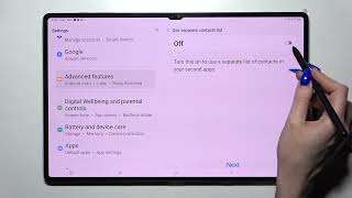 Samsung Galaxy Tab S8 Ultra - How To Clone Apps screenshot 1