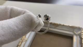 Twin Sphere Ring