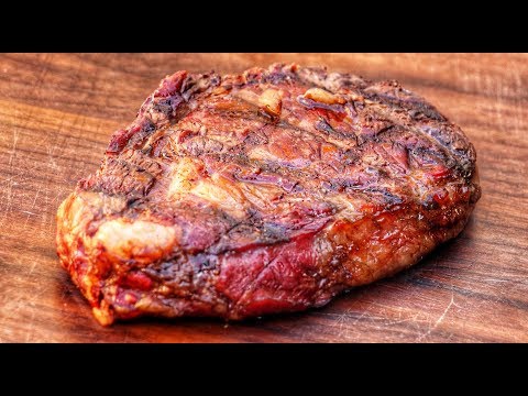 BISON RIBEYE rückwärts gegrillt vom GMG - deutsches Grill- und BBQ-Rezept - 0815BBQ