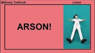 [Lyrics] j-hope '방화 (Arson)' Official Teaser