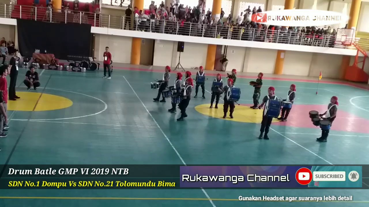Drum Batle SDN No.1 Dompu VS SDN No. 21 Tolomundu Bima  (GMP VI 2019 NTB)