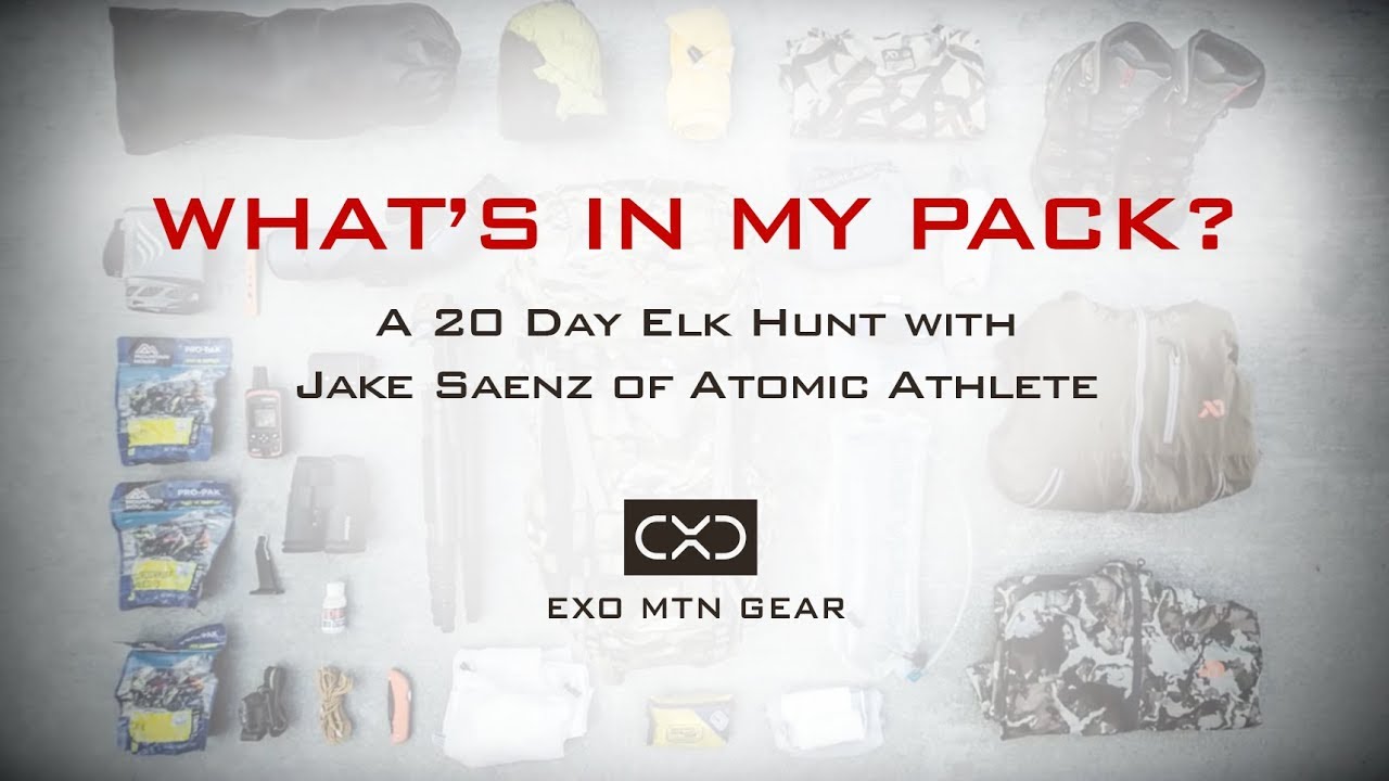 What's In My Pack? — A 20 Day Elk Hunt with Jake Saenz of Atomic Athlete