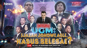 🔴Rakyat Bersuara Uncensored | UGM: Ijazah Jokowi Asli, Kasus Selesai?