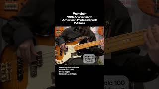 【クロサワ楽器 G-CLUB UMEDA】Fender 75th Anniversary American Professional II PJ Bass Sound Demo #fender