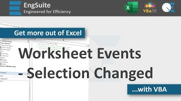 Worksheet Selection Change Event Handler - Excel VBA