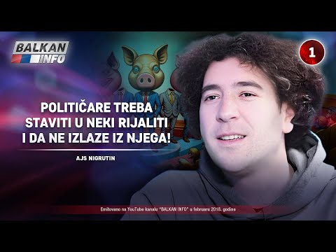 INTERVJU: Ajs Nigrutin - Političare treba zaključati u rijaliti, jer su baš svi isti! (29.12.2017)