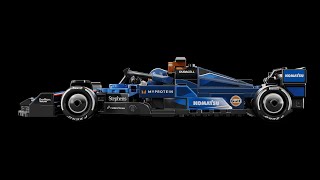 LEGO Williams Racing FW46 F1 Race Car Full Build