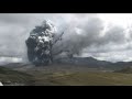 2021年 10月20日 阿蘇山 噴火の瞬間（8倍速）超恐怖のライブカメラ映像