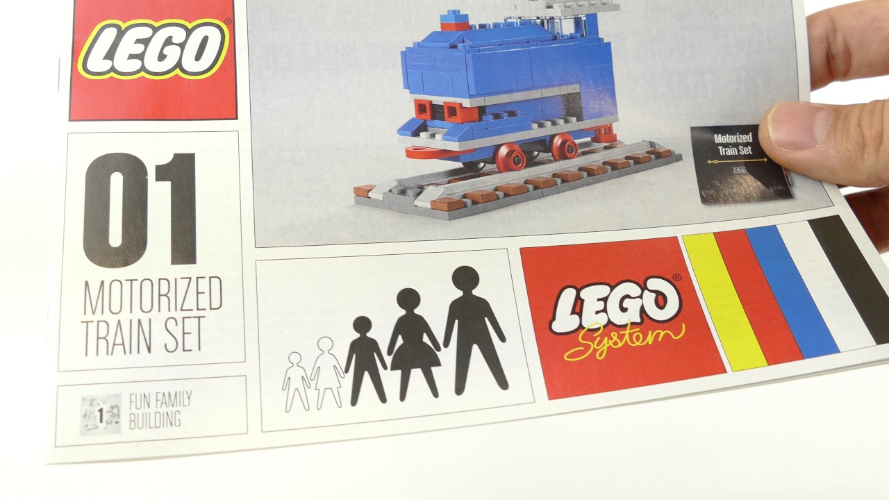 LEGO 4002016 - 01 Motorized Train set  1966 (4K)
