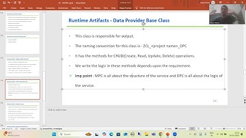 8 - ODATA - ODATA Service Creation Steps - Generating Runtime Artifacts Part2
