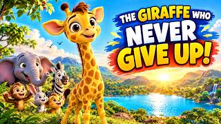 Full The Giraffe Who Never Gave Up 🦒✨ | Motivational Story for Kids | Believe in Yourself! Guide