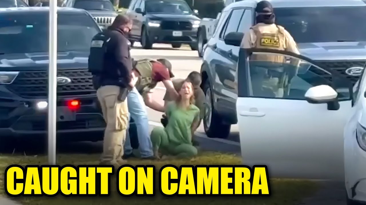 Federal Agents CAUGHT Pushing Woman To Ground... Then This Happens