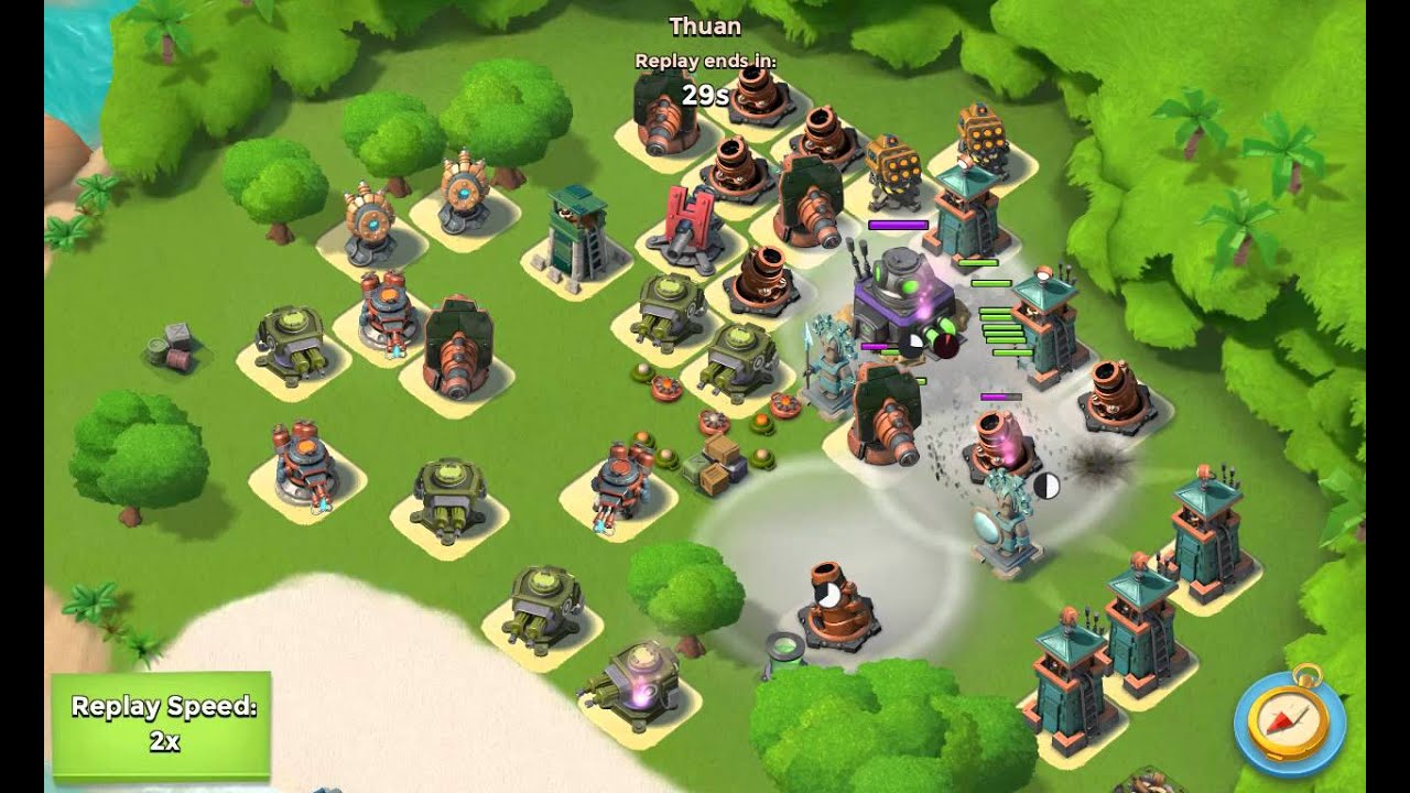 Boom Beach Dr Terror Stage 5,6,7 - 7/20/2015 - 48 Warriors unboost