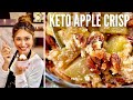 BEST KETO APPLE CRISP RECIPE! How to Make Keto Apple Crisp + Apple Pie A La Mode | Only 3 Net Carbs!