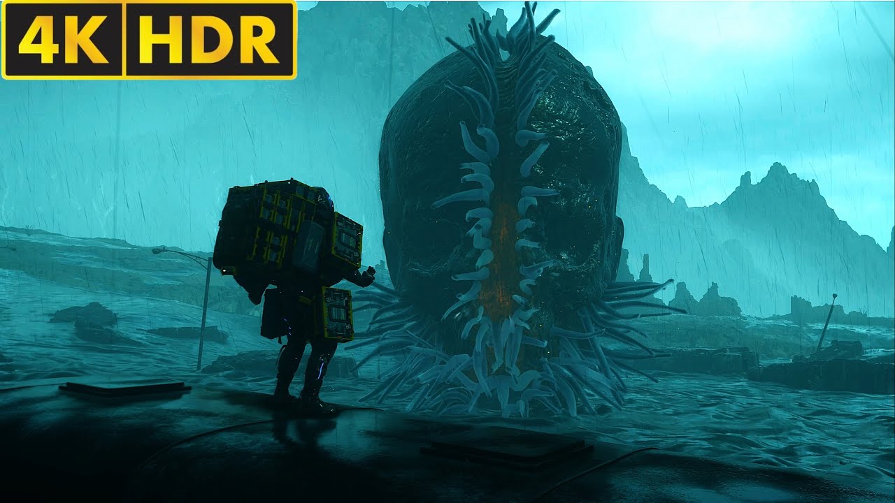 Death Stranding 2 First Giant BT Encounter [Boss Fight] 4K HDR PS5 Pro
