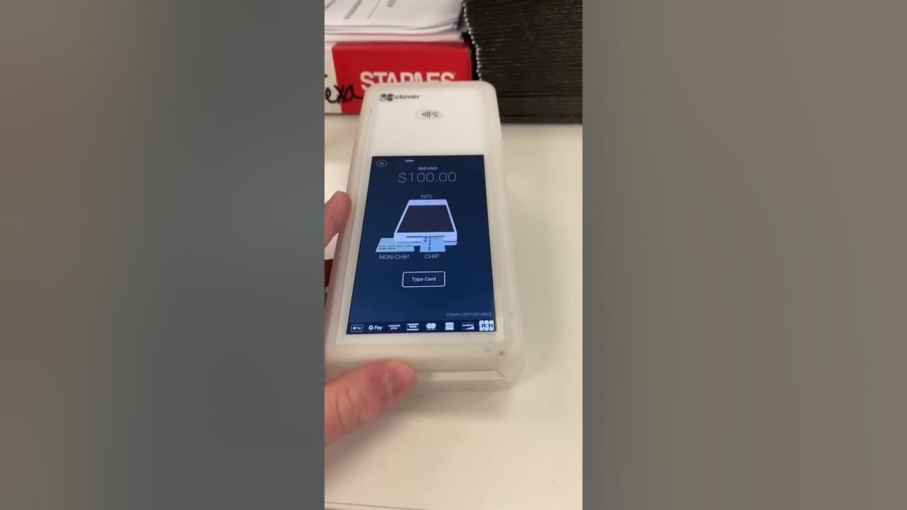 How to do a refund on Clover Flex YouTube